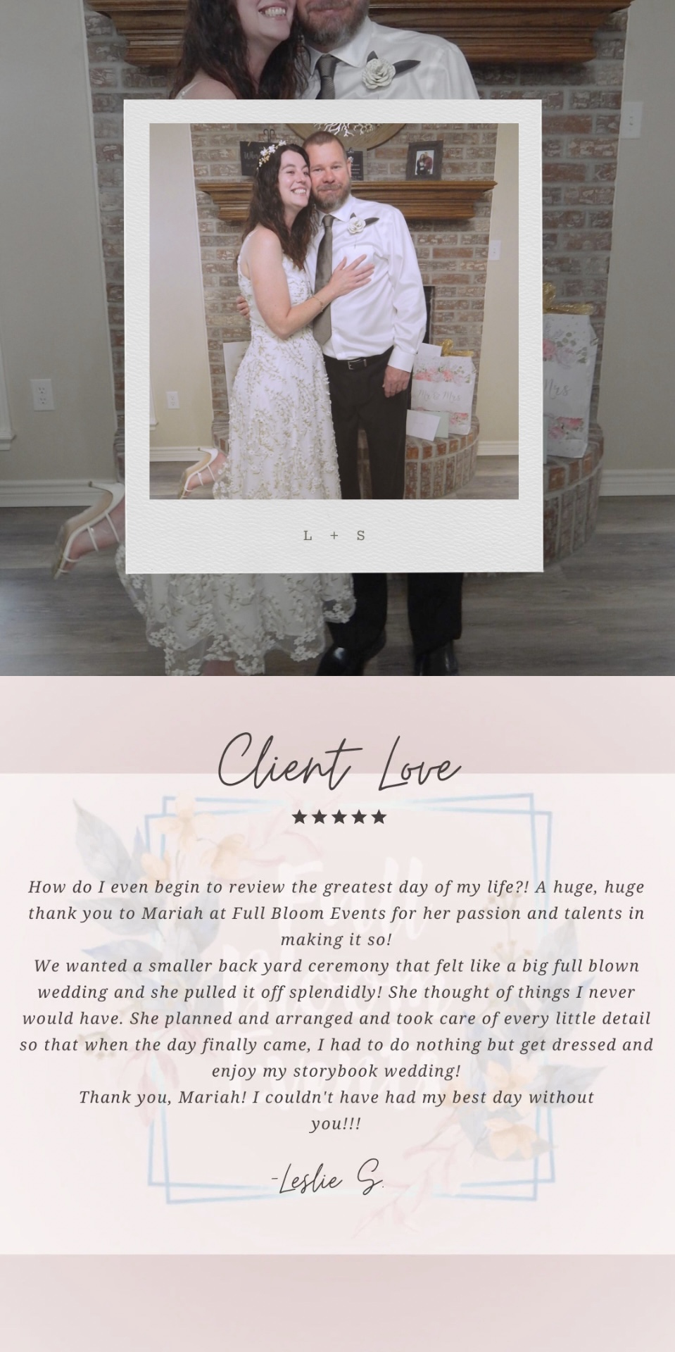 Full Bloom Events Colorado Wedding Coordinators